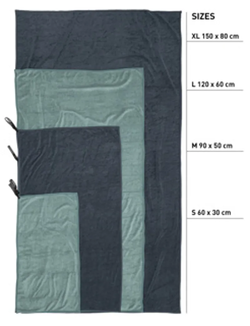 Cocoon Large Sustainable Eco Travel Towel - Deep Ocean-2